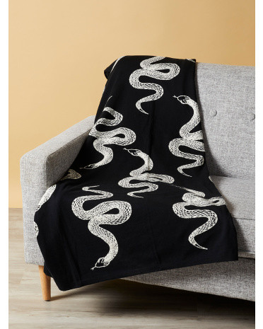 50x60 Snake Knit Throw | HomeGoods