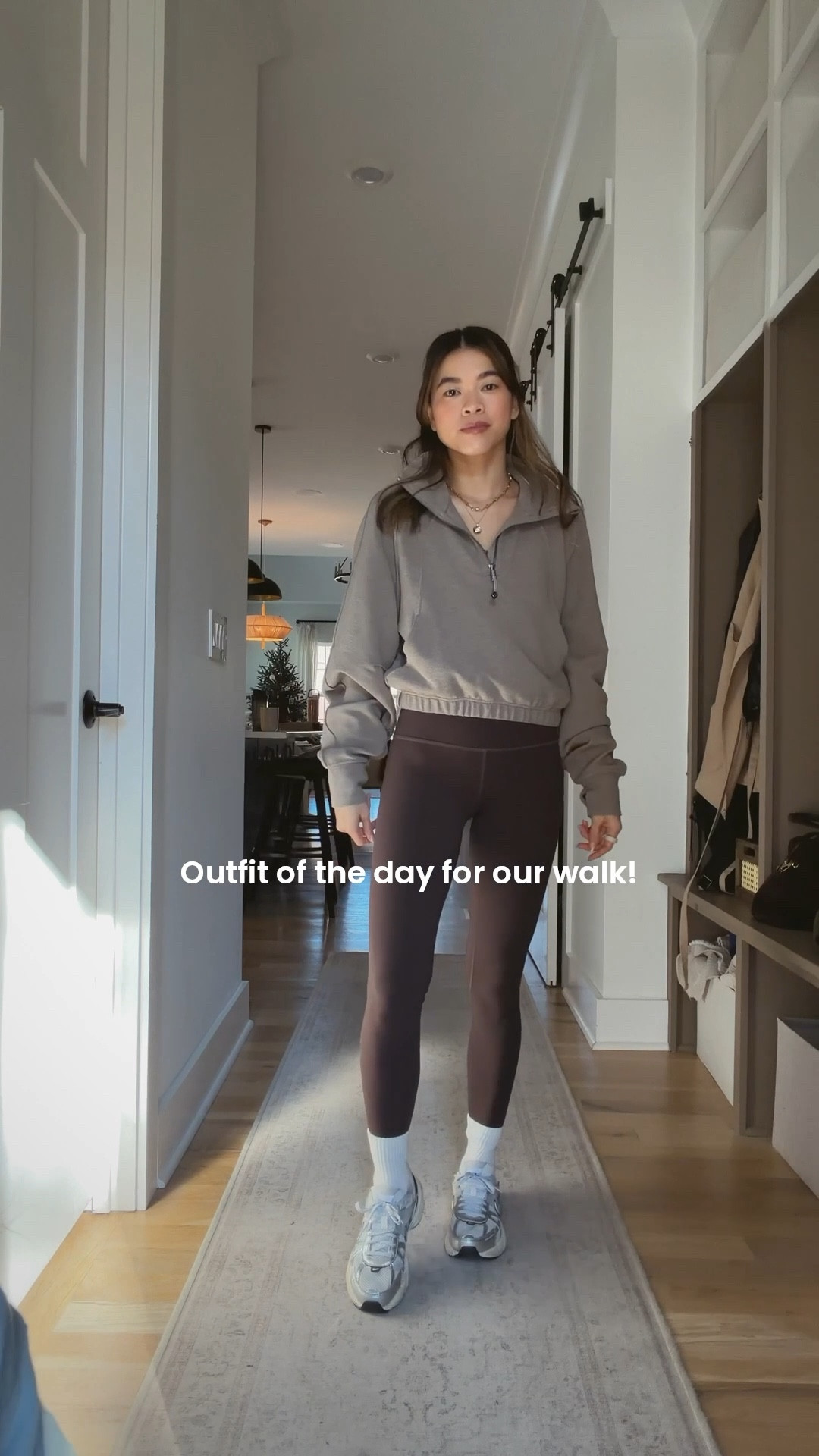 Outfit of the day for my walk with Cece! Jacket small, leggings size 4 with 25 in inseam, shoes I sized up half a size 

#LTKmomlife #LTKPetite #LTKfitnessgoals