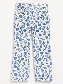 High-Waisted Baggy Two-Tone Wide-Leg Jeans for Girls | Old Navy (US)