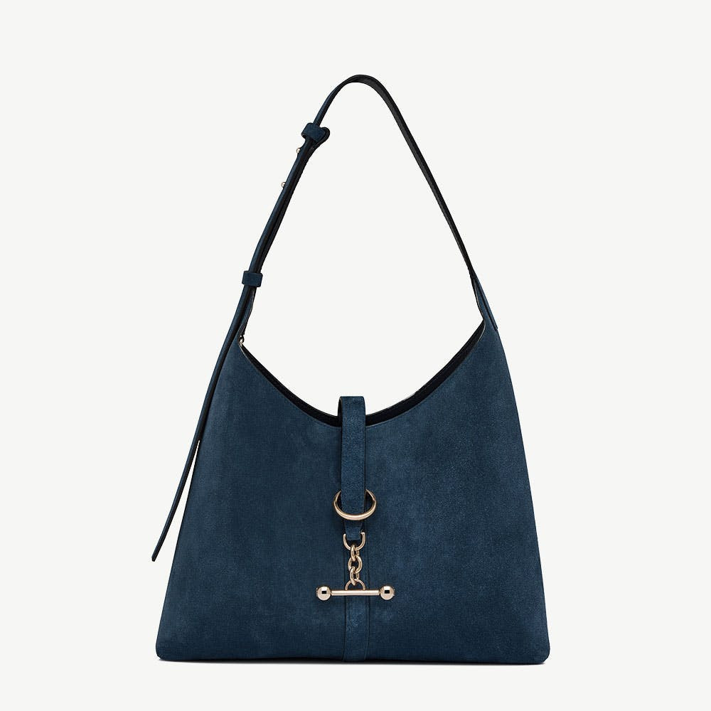 Kite Hobo - Loch Blue Suede | Strathberry | Strathberry