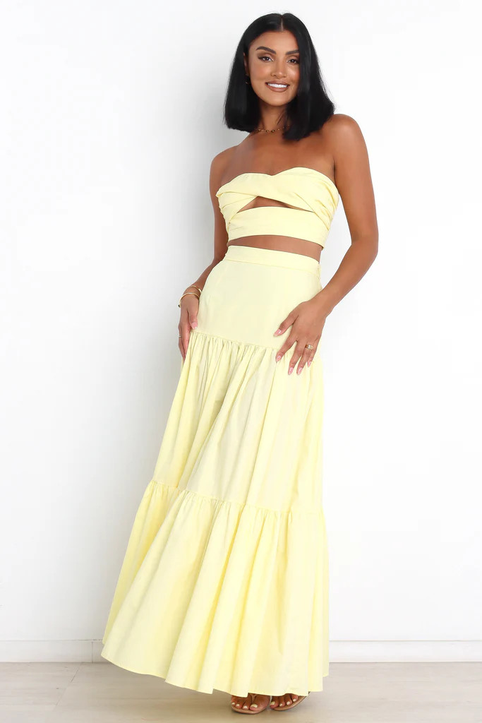 Ayla Skirt - Lemon Yellow | Petal & Pup (AU)
