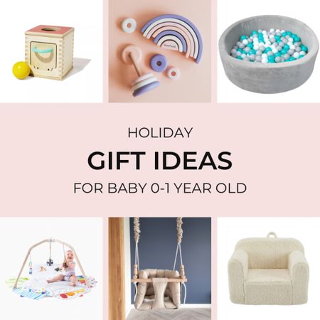 Gift holiday ideas for 0-12 months babies 

#LTKGiftGuide #LTKbaby #LTKbump