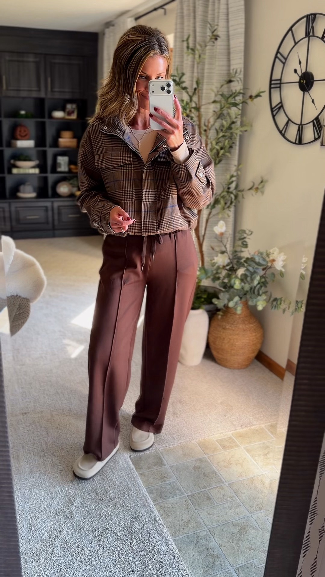 Fall fashion finds from Target and Amazon 
Jacket/ small
Pants/ medium long

#LTKSeasonal #LTKOver40