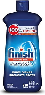 Finish Jet-Dry Aid, 23oz, Dishwasher Rinse Agent & Drying Agent, 23 Ounce (Pack of 1), Plum & Nav... | Amazon (US)