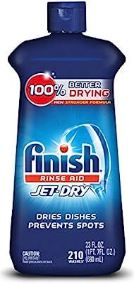 Finish Jet-Dry Aid, 23oz, Dishwasher Rinse Agent & Drying Agent, 23 Ounce (Pack of 1), Plum & Nav... | Amazon (US)