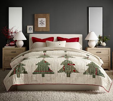 Arden Tree Handcrafted Quilt | Pottery Barn (US)
