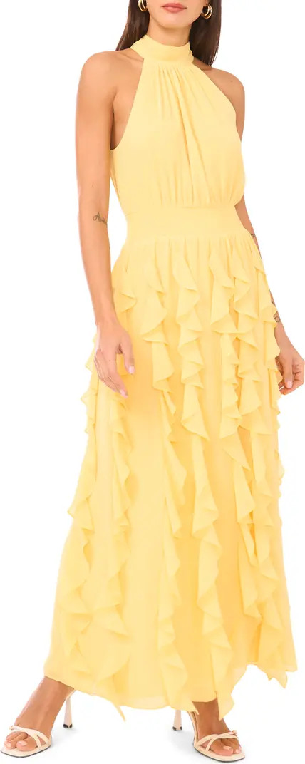 1.STATE Floral Ruffle Maxi Dress | Nordstromrack | Nordstrom Rack