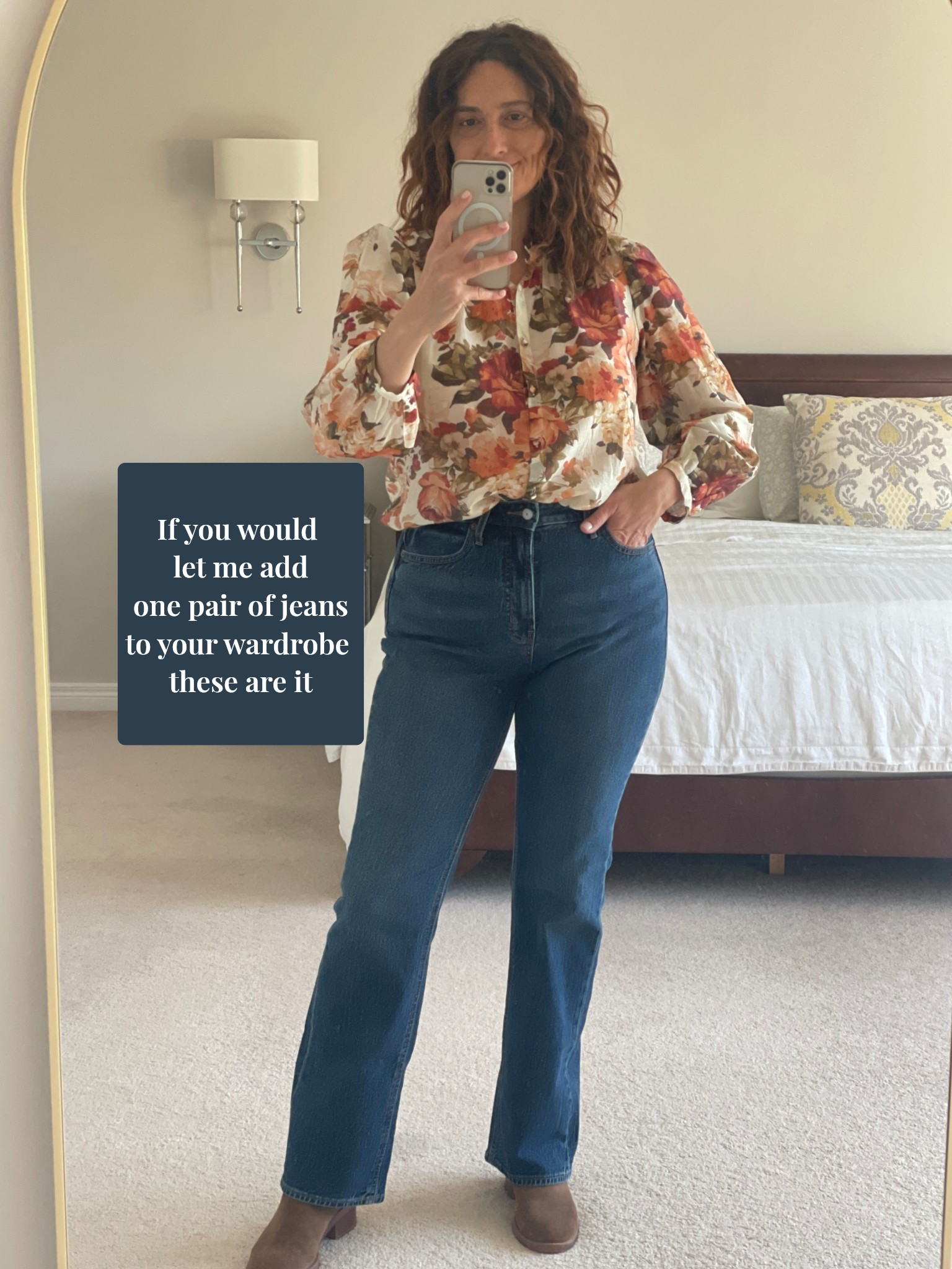 I can’t get over the fit and wash of these jeans! They look better irl than on the website! 

Wearing a 10 Regular 

#LTKmidsize #LTKover50style #LTKjeans