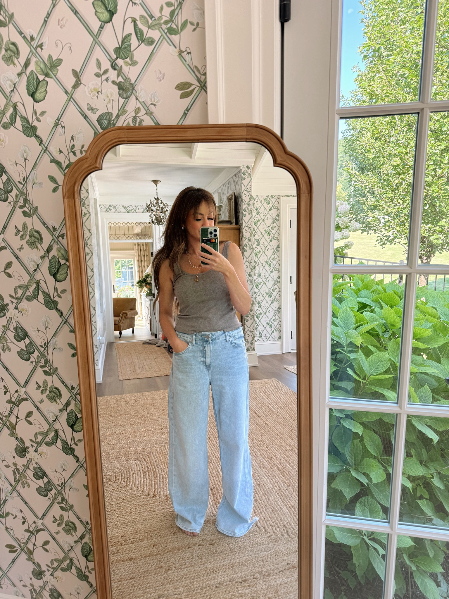 One of the BEST pair of wide leg jeans YET!!! I sized up, but they are so roomy that you do not need to. All on sale now!!! 

#LTKSaleAlert #LTKBacktoSchool #LTKFallSale