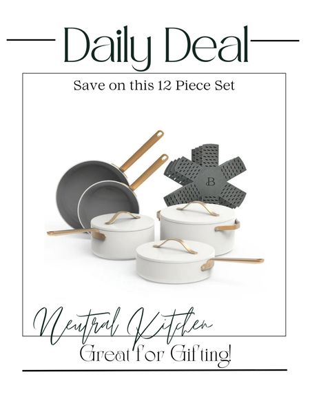 Don’t miss the deal from Walmart. White 12 piece cookware is classic and a kitchen staple 



#LTKHome #LTKFindsUnder100 #LTKSaleAlert