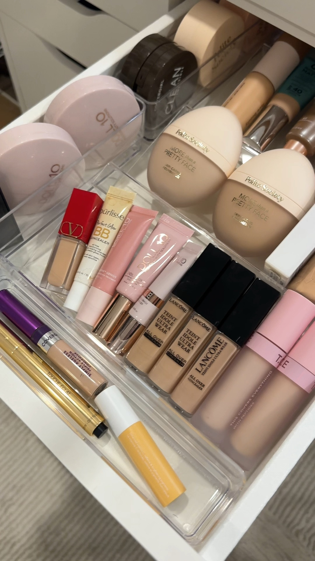 Makeup drawer / vanity organization 