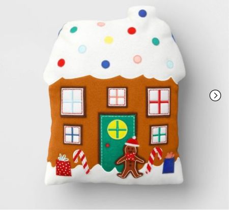 Gingerbread pillow 
Target Christmas holiday pillows 

#LTKHoliday #LTKfindsunder50 #LTKhome