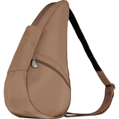 AmeriBag 19" Microfiber Crossbody Sling Healthy Back Bag (Taupe) | Target