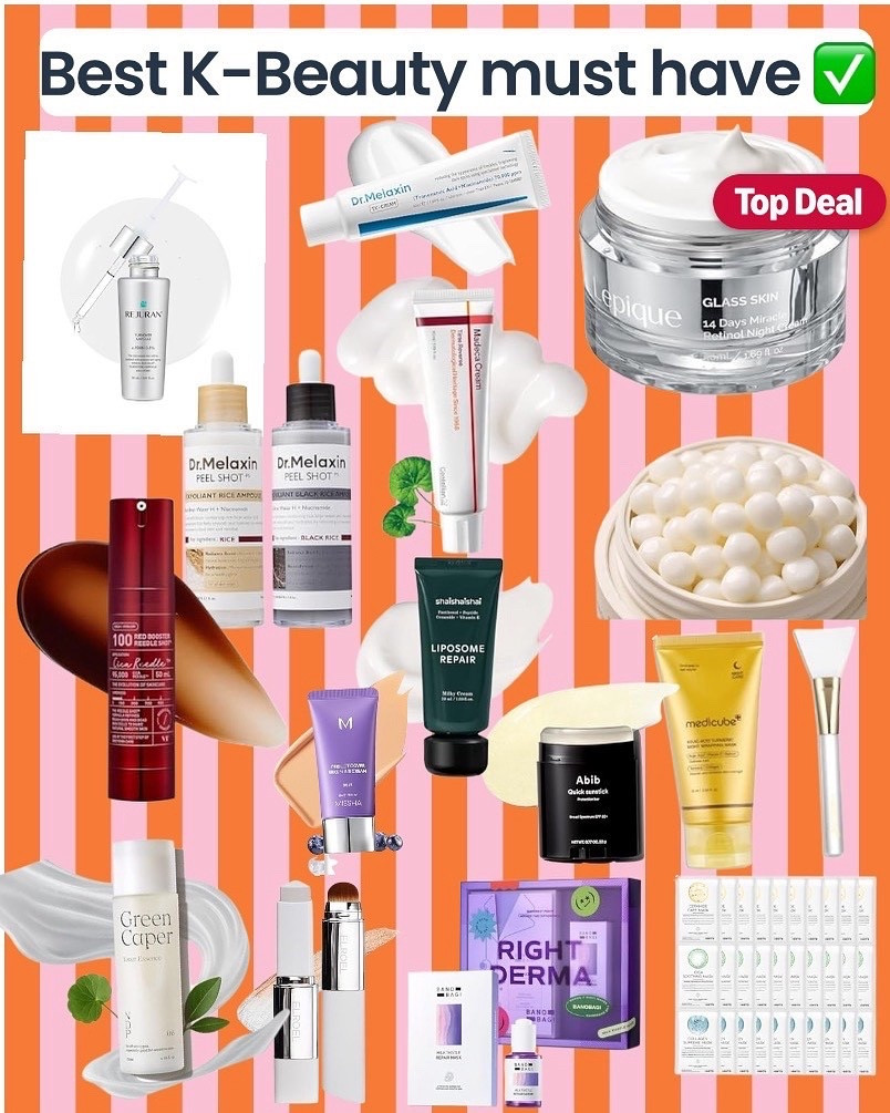 ✨ K-Beauty Must Haves for Glass Skin. Hydrating. Dewy. Effortless. 💧
These Korean skincare favorites are my go-to for that luminous, healthy glow.
Collagen creams, gentle serums & hydration layers that actually make a difference 🌸

#LTKOver40 #LTKBeauty #LTKGiftGuide