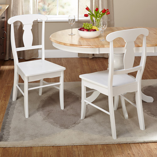 Empire Dining Chair, White, Set of 2 | Walmart (US)