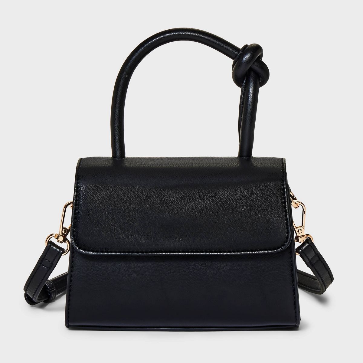 Knotted Top Handle Crossbody Bag - A New Day™ Black | Target