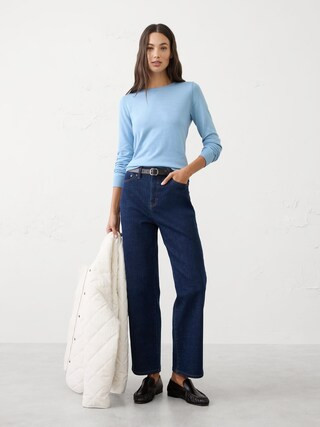 Forever Crew-Neck Sweater | Banana Republic Factory