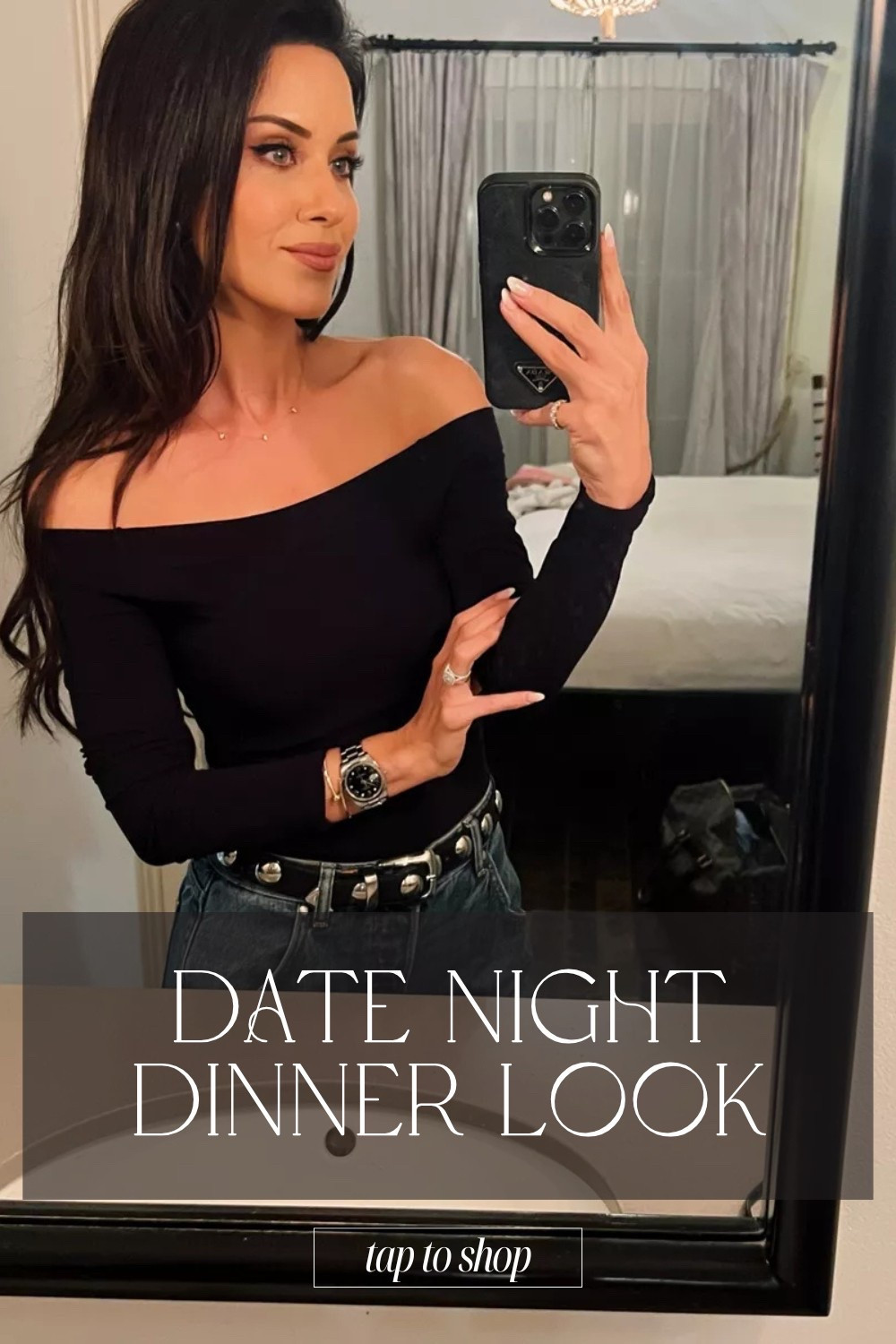 Date night dinner look 🖤

#LTKStyleTip