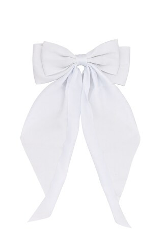 petit moments Pleir Hair Bow in White from Revolve.com | Revolve Clothing (Global)