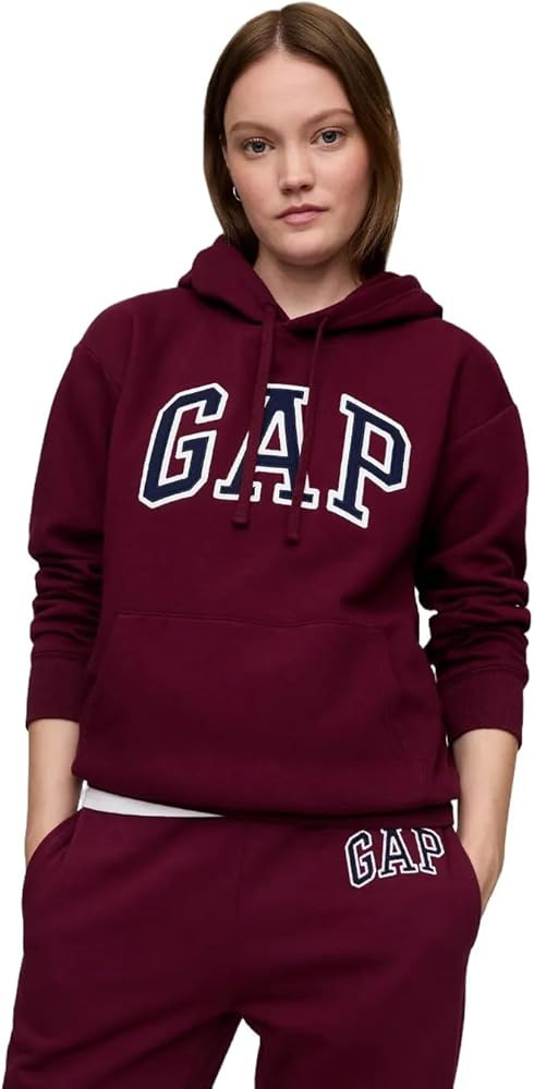 GAP Women's Logo Hoodie Hooded Pull-on Sweatshirt | Amazon (US)