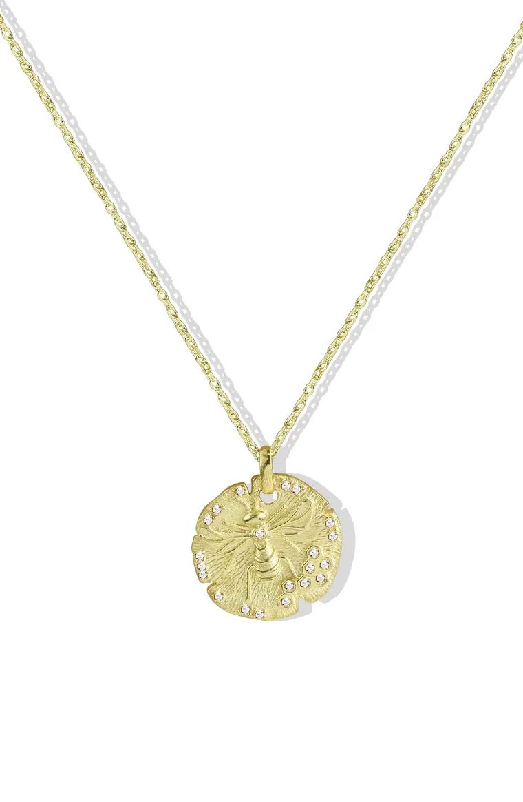 Bee Medallion Necklace | Nordstrom