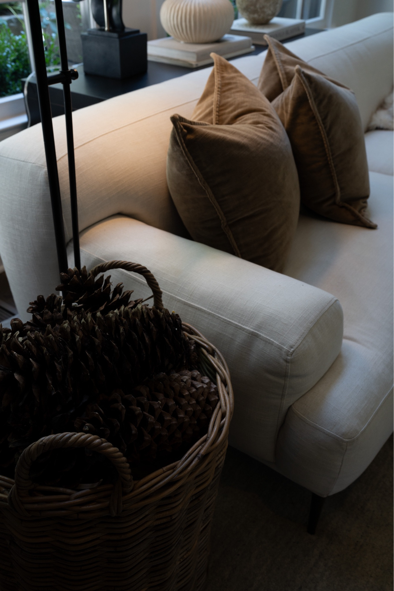 We bought these stunning pinecones on Etsy!! Layering them with velvet and rattan adds warmth and elegance to a space!

#LTKStyleTip #LTKHome #LTKSeasonal