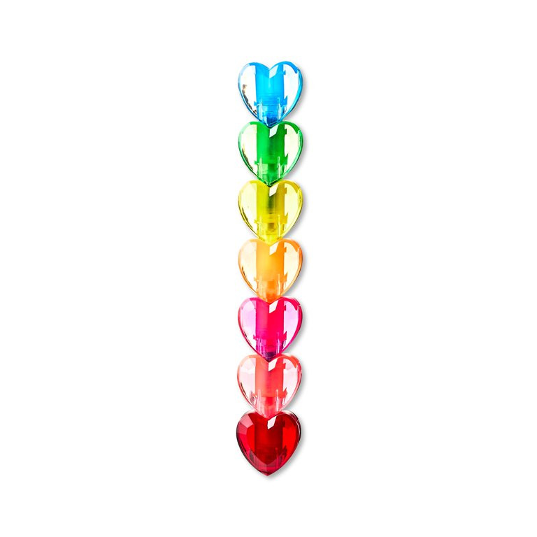 Valentine's Day Stackable Heart Highlighter Party Favor, by Way To Celebrate | Walmart (US)