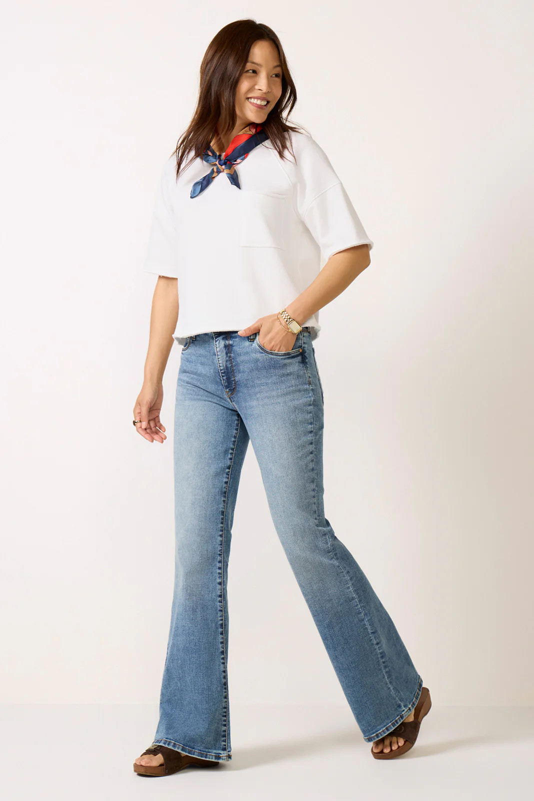 KUT FROM THE KLOTH Women's Ana Bootcut Jean, Blue | Evereve