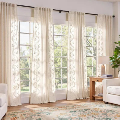 Farmhouse Floral Patterned Curtains | Wayfair North America