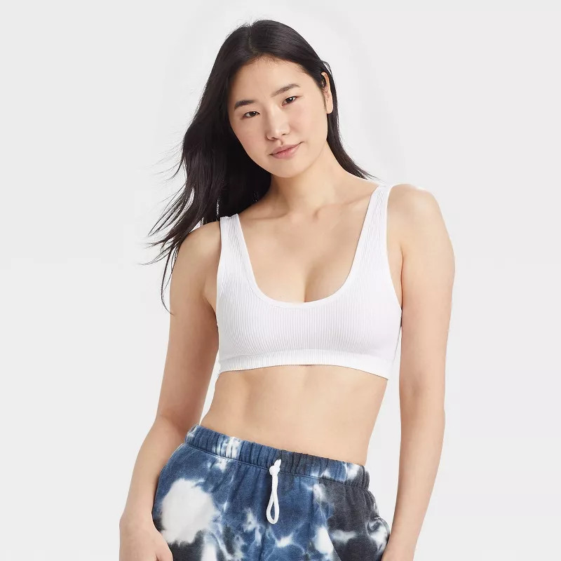 Women's Reversible Ribbed Bralette - Colsie™ | Target