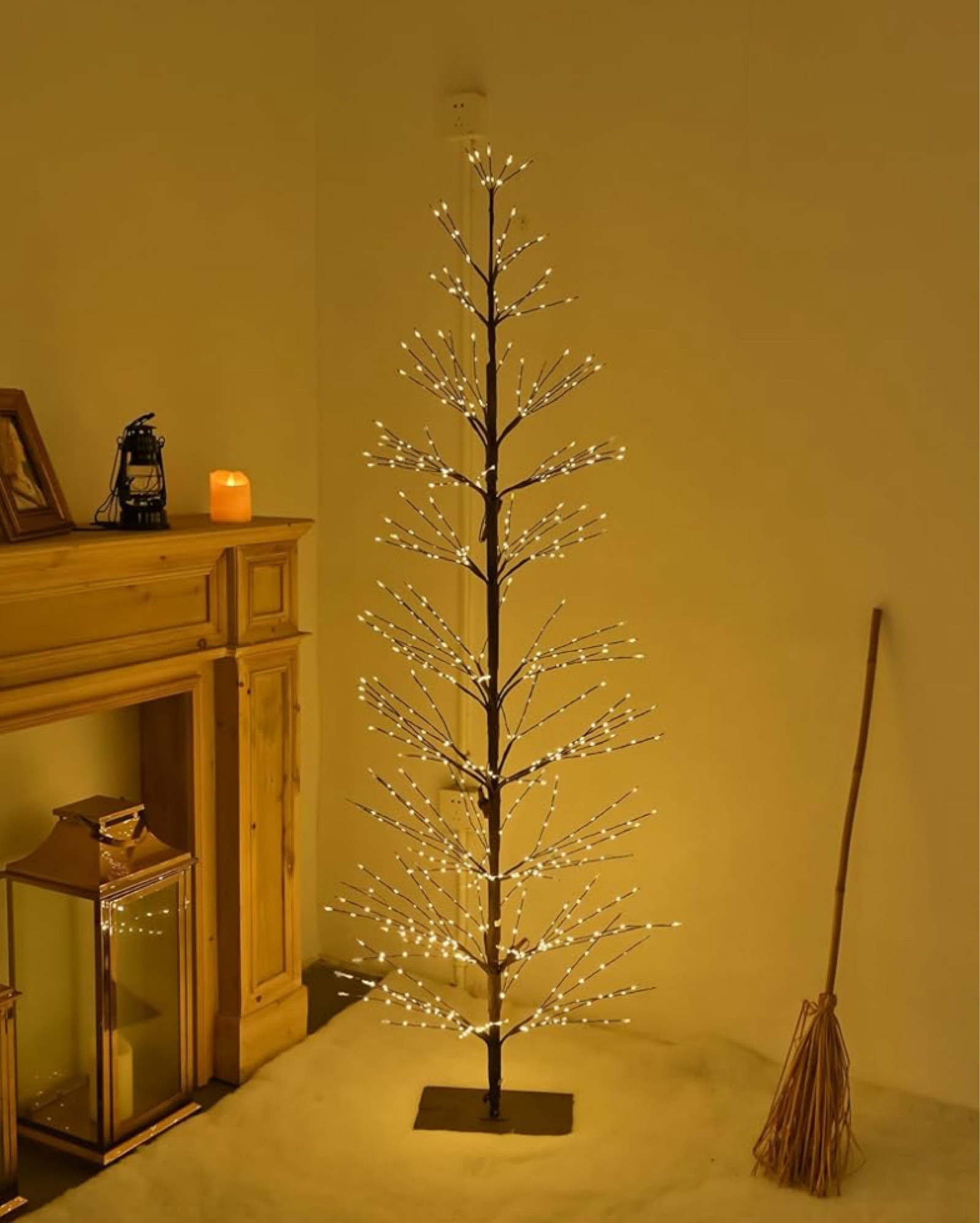 LED Warm White Fairy Lights, Lighted Trees for Indoor Outdoor - Christmas Tree with lights. For living room, family room, dining room. For Thanksgiving or Christmas Holiday Decoration - 7ft

#LTKSaleAlert #LTKHoliday #LTKCyberWeek