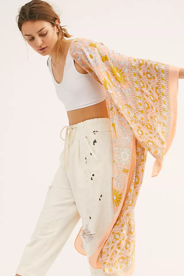 Magic Dance Border Print Kimono | Free People (Global - UK&FR Excluded)