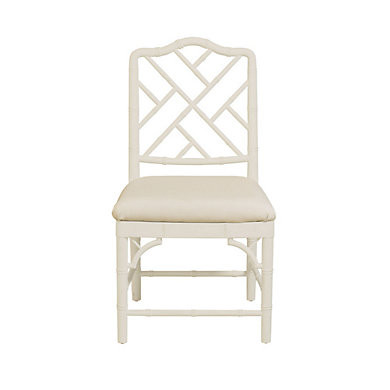 Dayna Side Chairs Set of 2 with Chinese Chippendale Style & Performance Fabric | Ballard Designs, Inc.