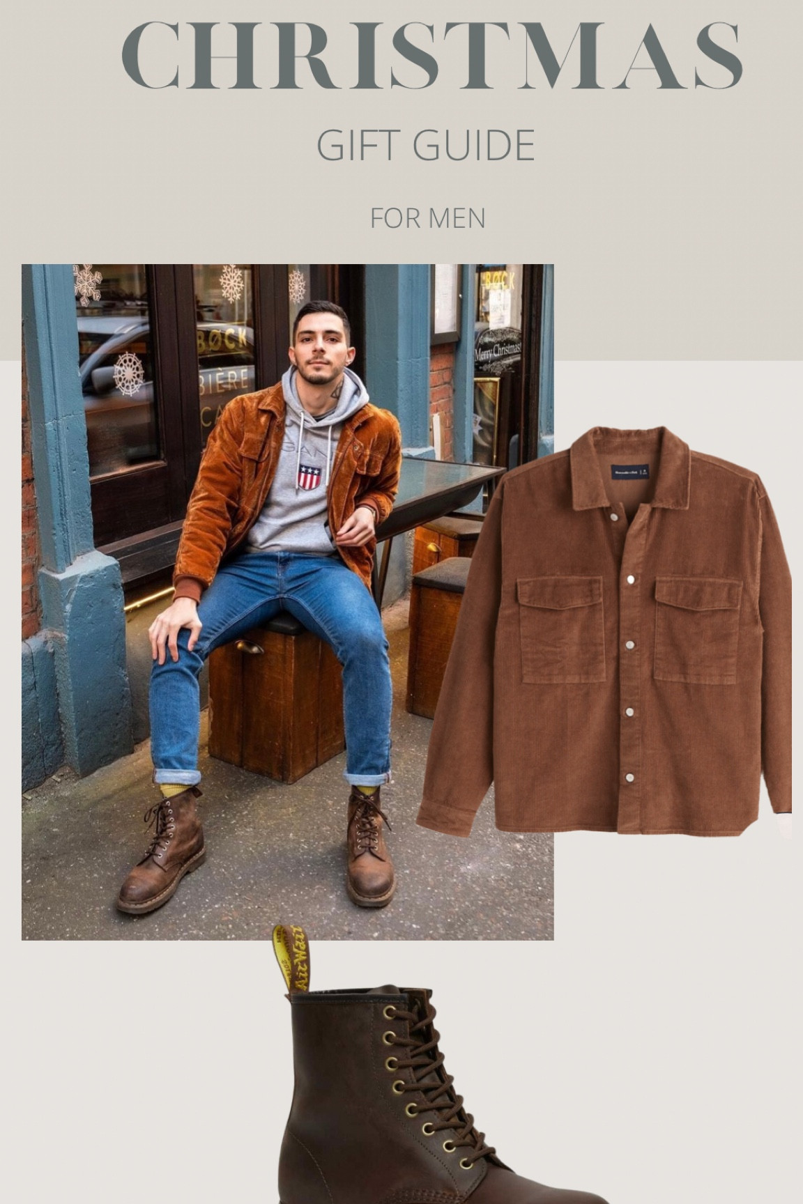 Mens Dr. Marten’s, 1460 CRAZY HORSE LEATHER LACE UP BOOTS, mens corduroy Shaket 

#LTKHoliday #LTKGiftGuide #LTKmens