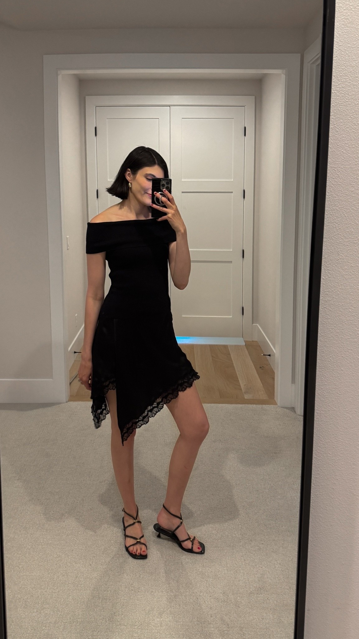 Exact pieces from this date night outfit are out of stock, but I linked similar items. 

Top is Open Edit knit from Nordstrom.

Skirt is Mango

Shoes are Steve Madden

#LTKootd #LTKTall