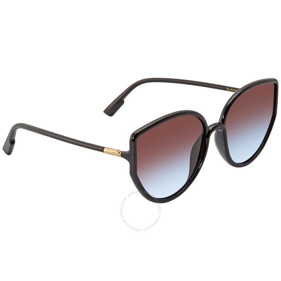 Dior Blue Red Blue Cat Eye Ladies Sunglasses SOSTELLAIRE4 0807 58 | Jomashop.com & JomaDeals.com