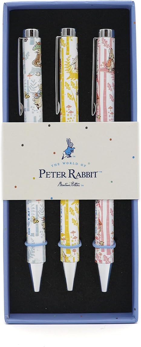 Peter Rabbit Forest Picnic Ballpoint Pens in Gift Box – Set of 3 Pens | Amazon (US)