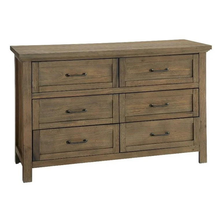 Westwood Design Westfield 6-Drawer Dresser Harvest Brown | Walmart (US)