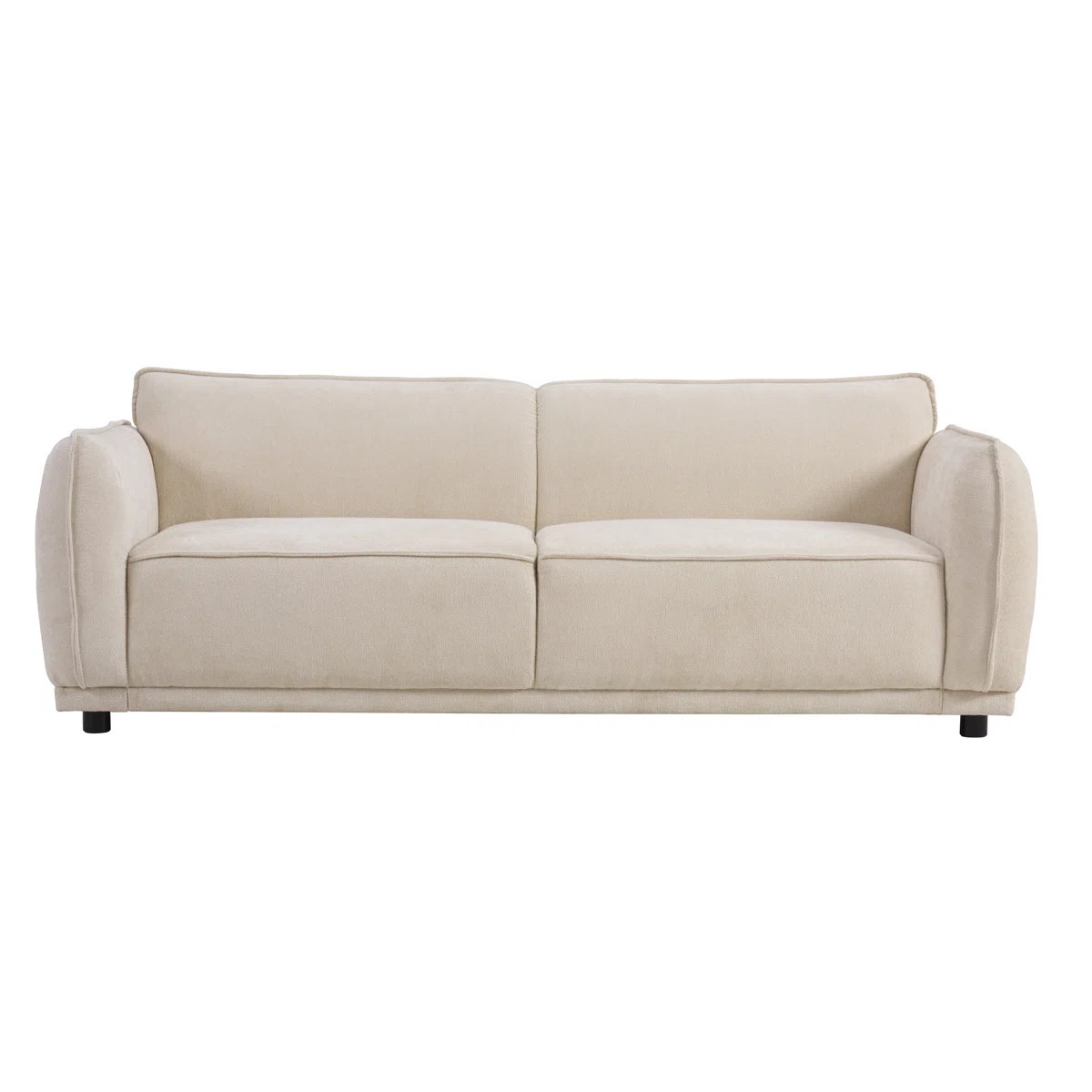 Harr Modern Upholstered 3-Seater Sofa With Oversized Cushions And High-Density Foam Support | Wayfair North America