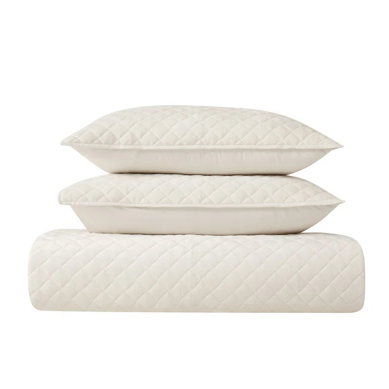 Diamond Velvet Quilt Set | Wayfair North America