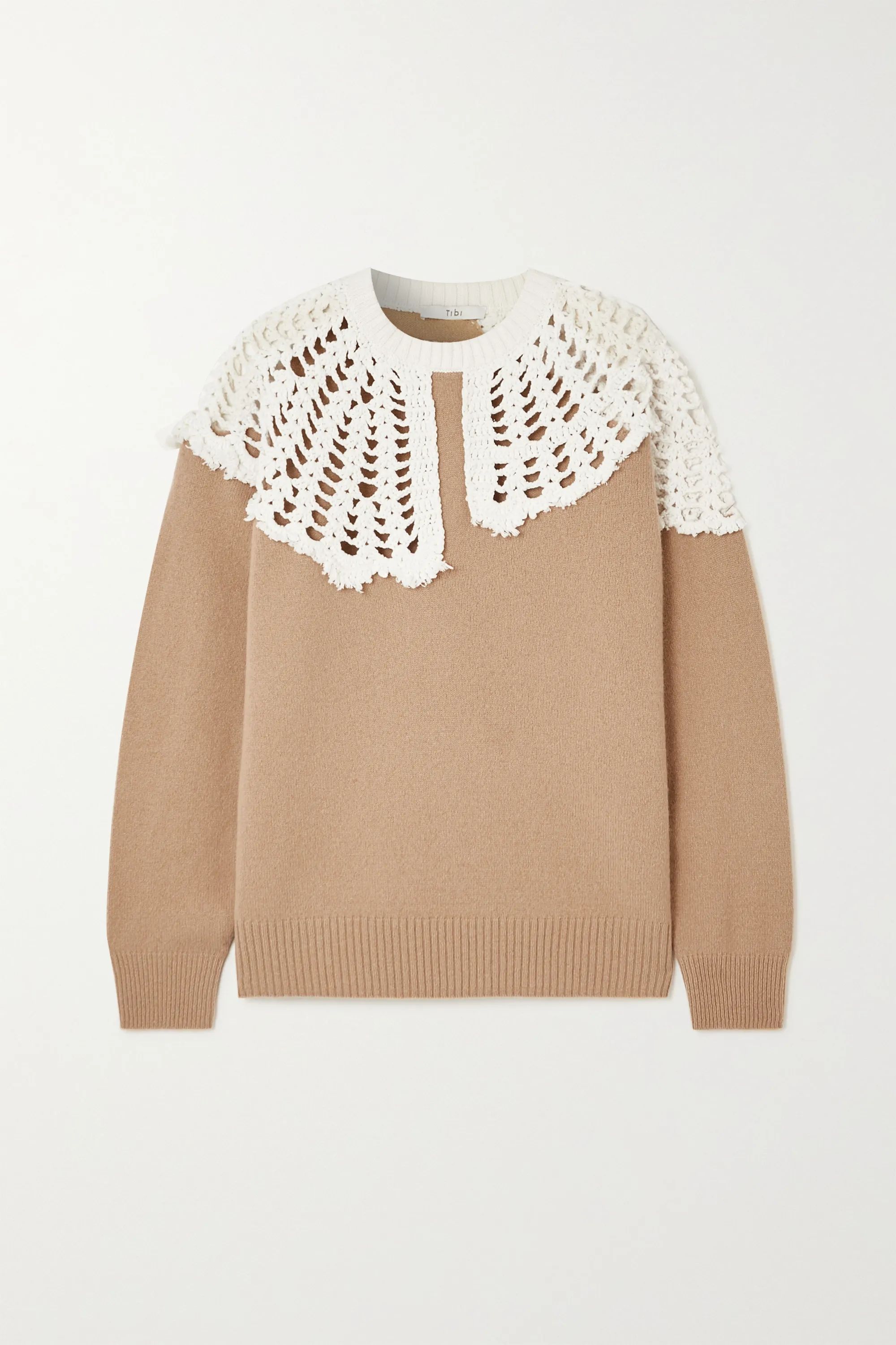 Lana crocheted cotton and wool sweater | NET-A-PORTER (US)