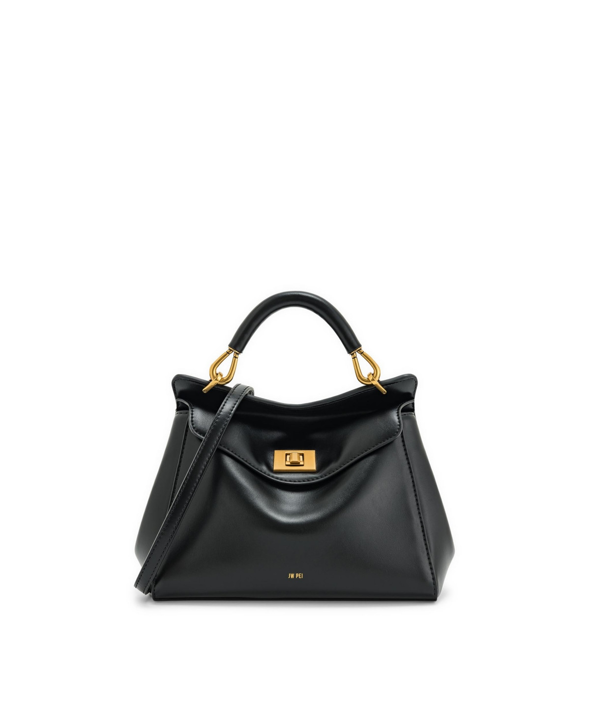 Jw Pei Lucia Classic Top Small Satchel Bag - Black | Macy's
