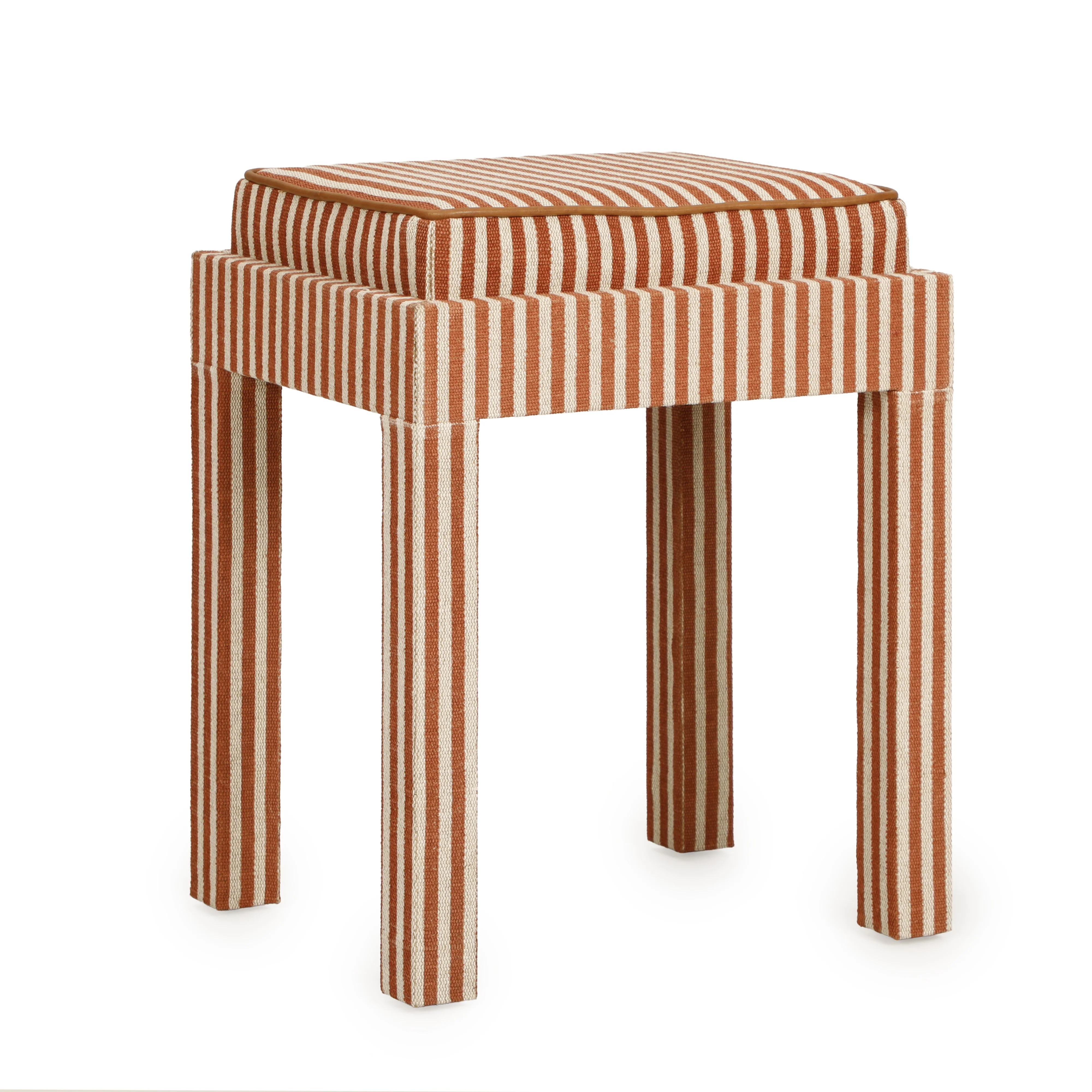 Kora Cotton Jute Contract-Grade Accent Stool | TOV Furniture