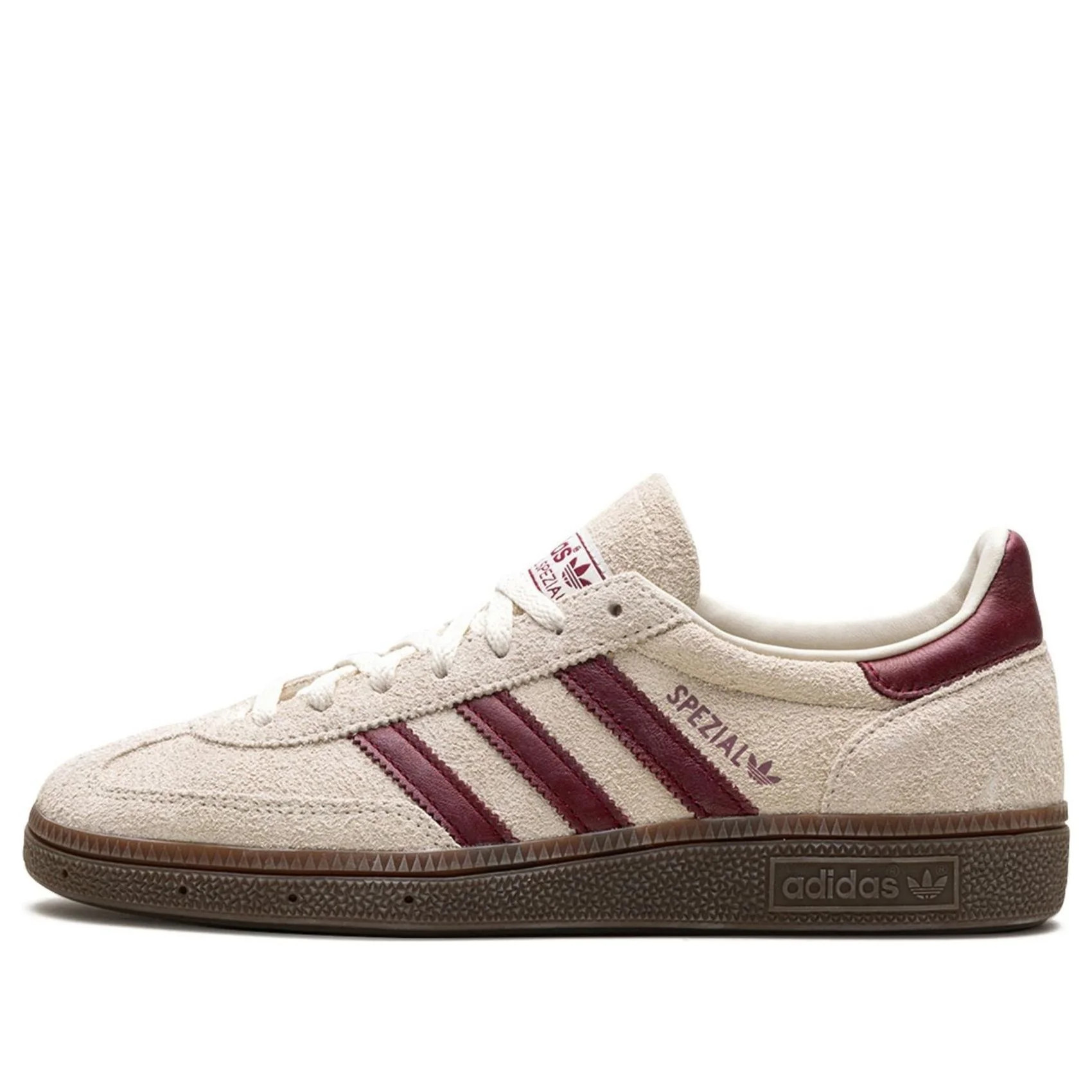 (WMNS) adidas originals Handball Spezial 'Off White Collegiate Burgundy' JH8699 | KICKS CREW