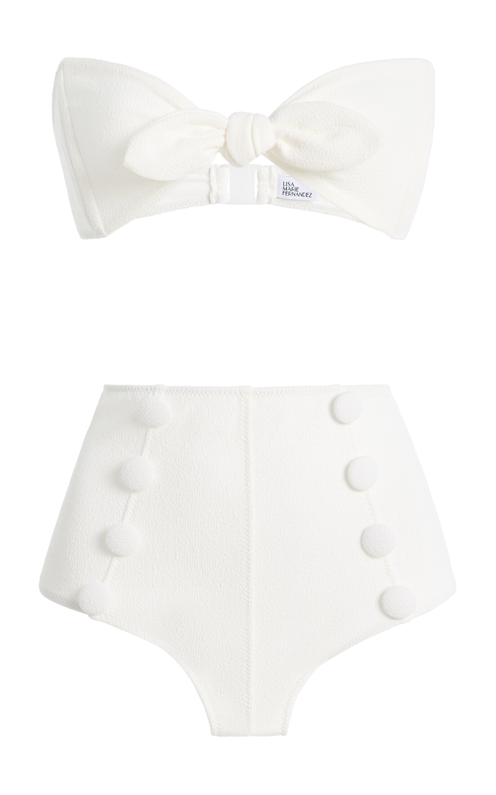 Poppy High-Waist Jacquard Bikini | Moda Operandi (Global)