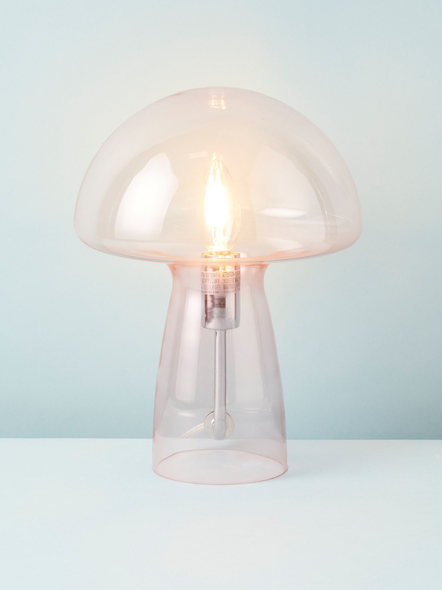 12in Glass Mushroom Uplight | Lighting | HomeGoods | HomeGoods