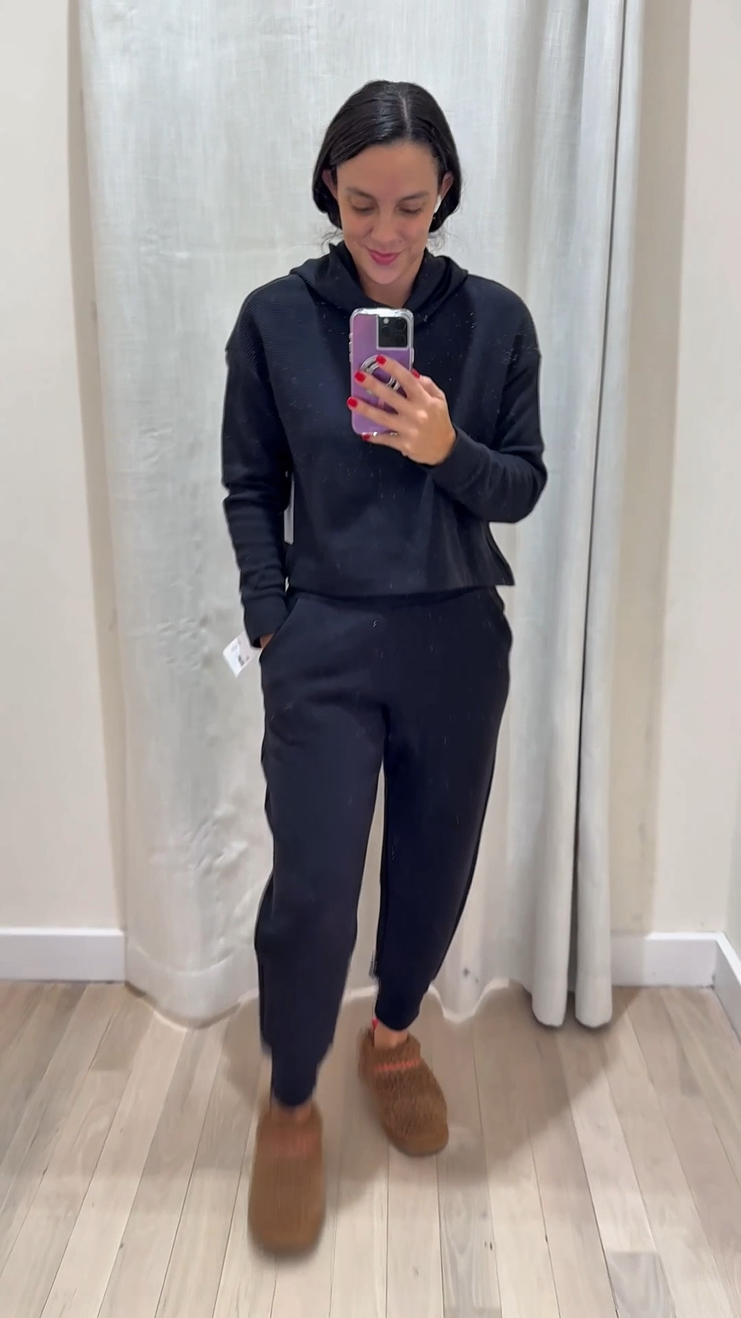 This set is so good, I got it in multiple colors! Better run, because some of them are on sale! The fabric is quite literally the best waffle knit I have ever owned. This set will last you for years to come! I got a small hoodie and a small pant and I wear size 27 in denim. I’m 5’9” and I would say these are #tallgirlfriendly!

#ltktravel #traveloutfit #airportoutfit #twopieceset #airportlook #waffleknit #athleisure

#LTKActive #LTKSaleAlert #LTKFindsUnder100