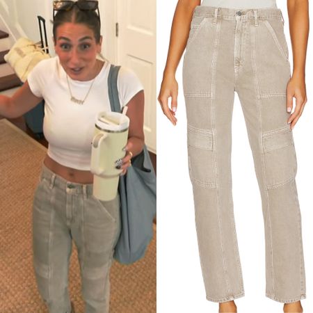 Amanda Batula’s Tan Cargo Pants