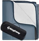 KingCamp Waterproof Outdoor Blanket for Cold Weather, Warm Lightweight Fleece Foldable Blankets, ... | Amazon (US)