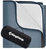 KingCamp Waterproof Outdoor Blanket for Cold Weather, Warm Lightweight Fleece Foldable Blankets, ... | Amazon (US)